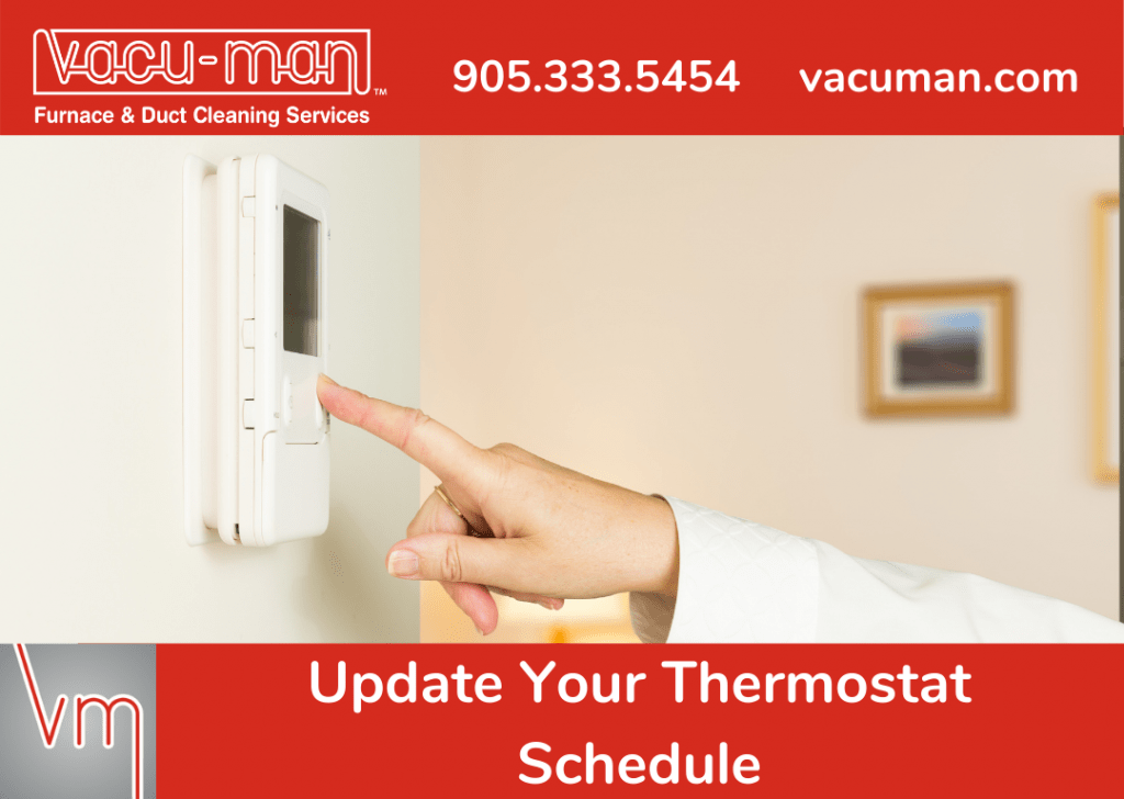 Update Your Thermostat Schedule