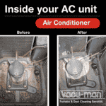Cleaning AC unit