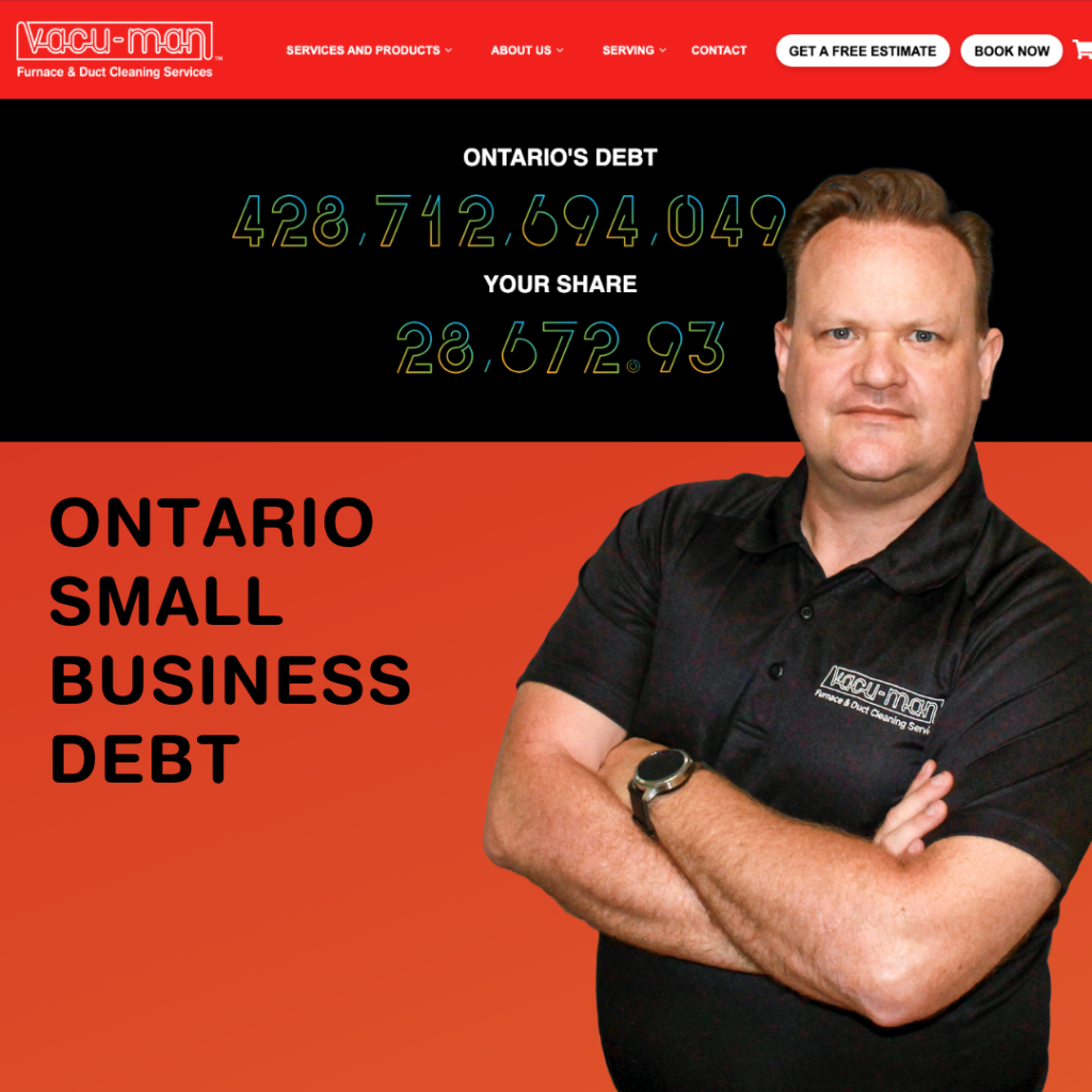 Ontario Small Business Debt