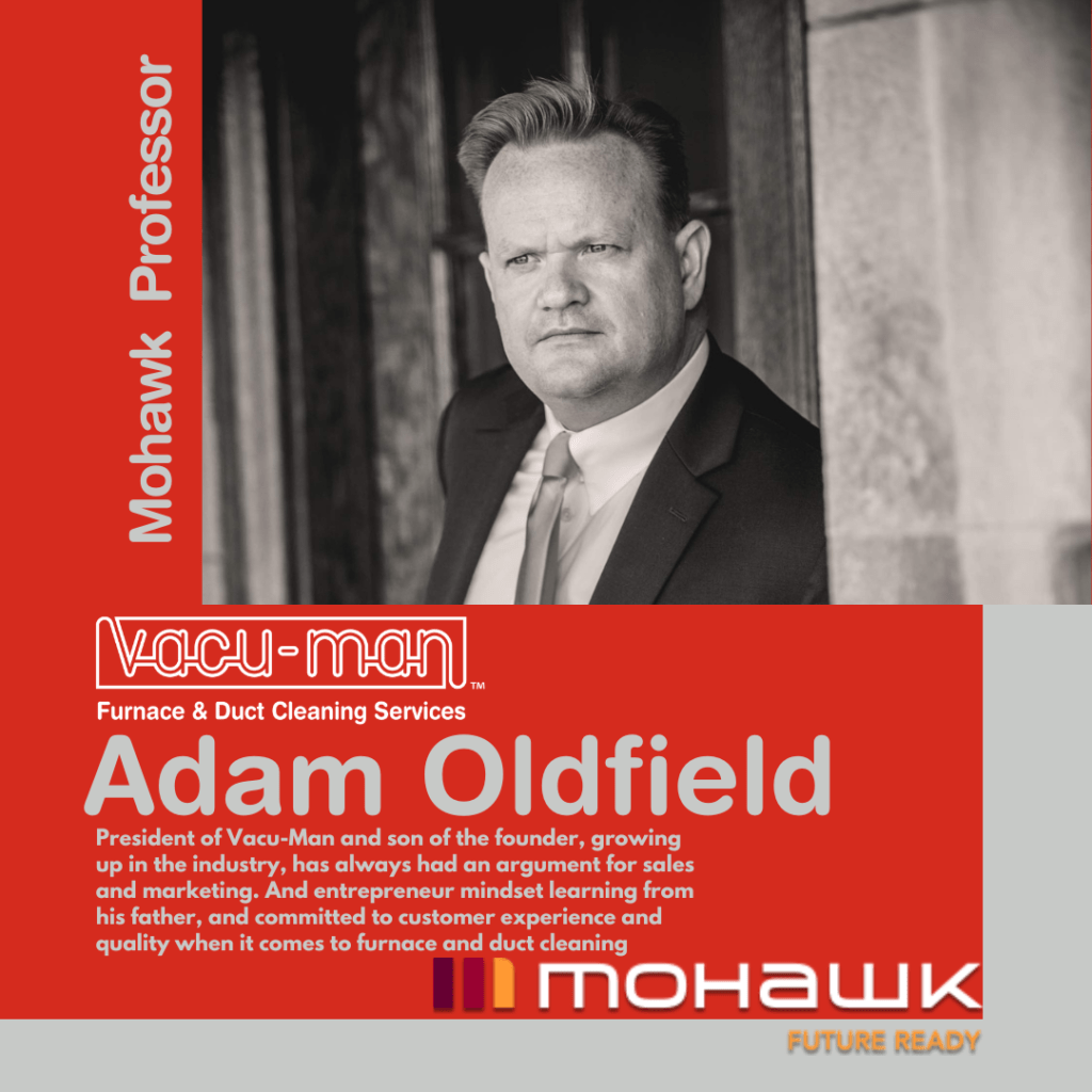 Duct Cleaning President - Adam Oldfield
