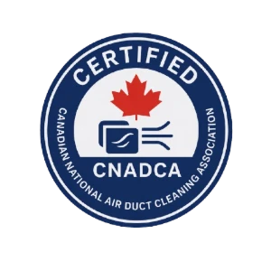CNADCA member badge CA-00196 - Canadian National Air Duct Cleaning Association